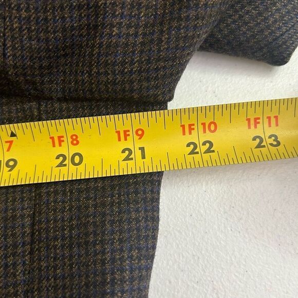Ralph Lauren Men's 2 Button Wool Blazer Brown Check Size 40 R Business Classic - Picture 10 of 13